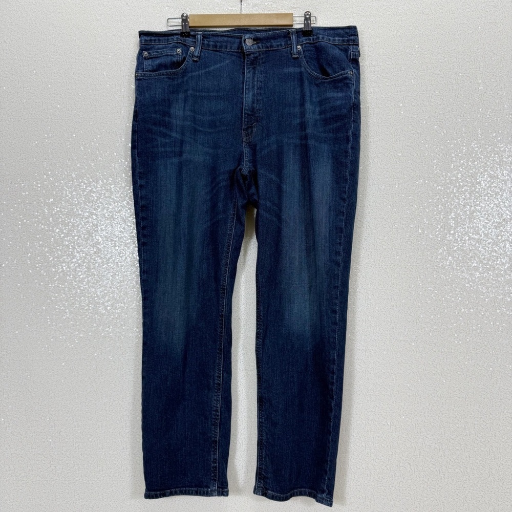 Levi’s 541 Athletic Taper Jeans Men’s 38x30 Dark Wash Stretch Denim Zip Fly Mid